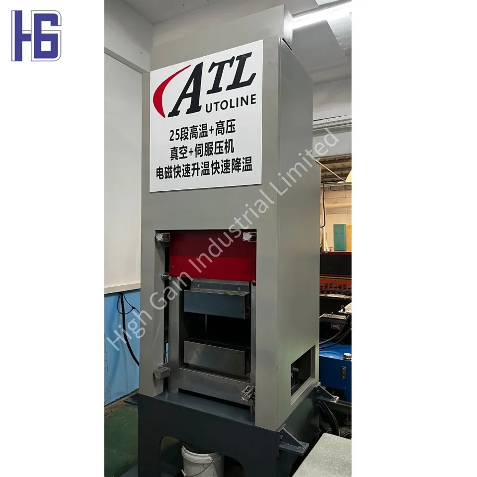 Pressa sottovuoto per riscaldamento a induzione