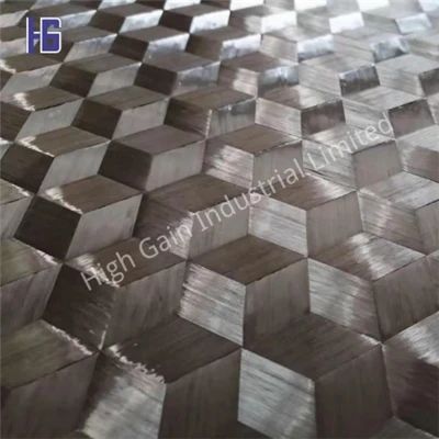 Tessuto in fibra di carbonio triassiale 3D